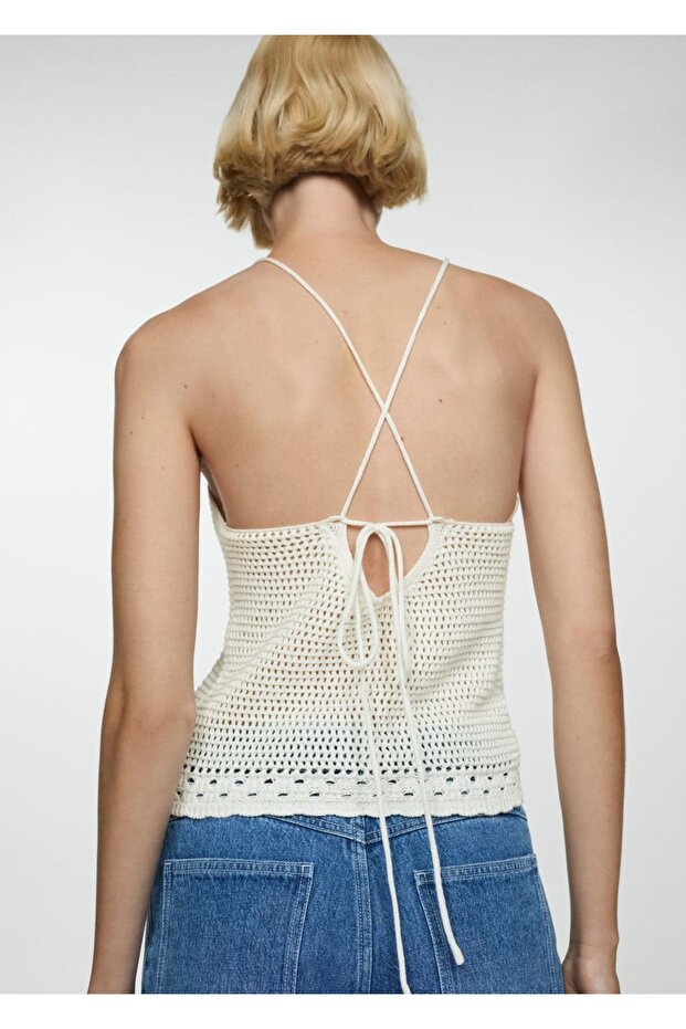 Kroşe triko bluz - 4