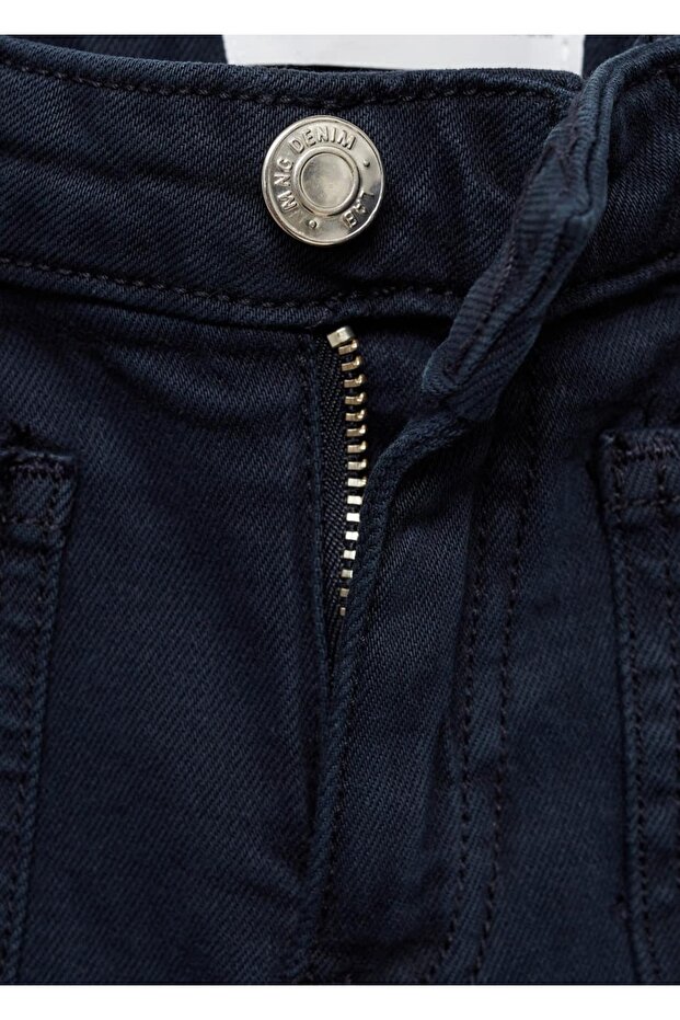 İspanyol Paça Cepli Jean Pantolon - 4