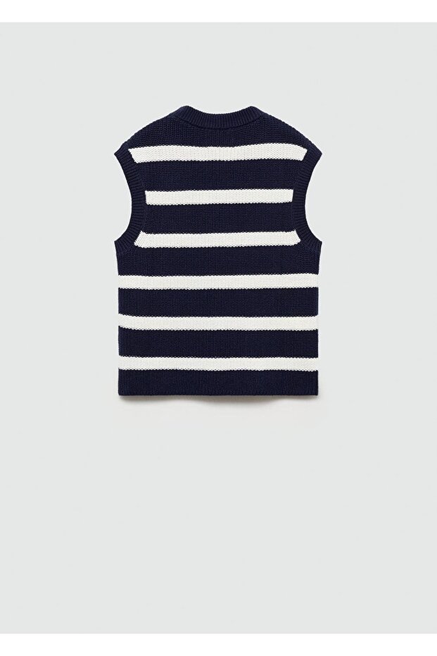 Gestreifte Strickpullover - 2