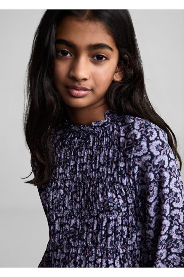 Çiçek Desenli Elbise - 6