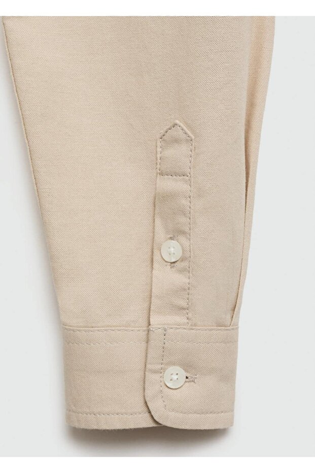 Regular fit pamuklu gömlek - 6