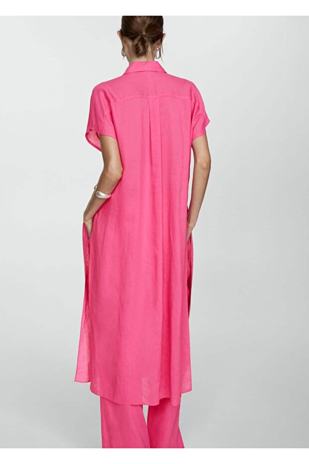 Gömlek yaka elbise - 4