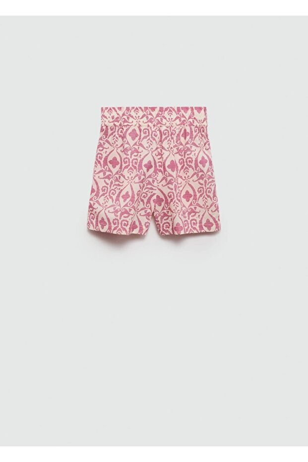 Gemusterte Baumwollshorts - 2