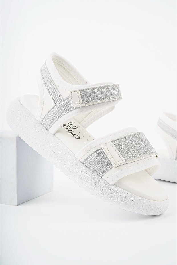 Cruz garantált napi ortopéd könnyű talpcsillámos és tépőzáras lányszandálok - 2