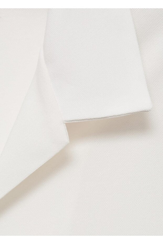 Bowling Yakalı Pamuklu Gömlek - 6