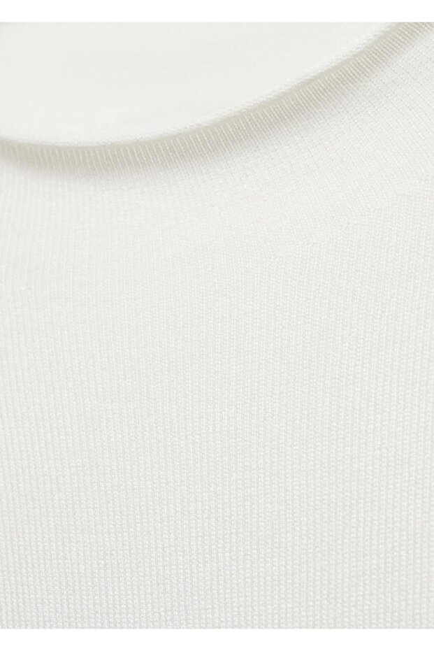 Çizgili Ince Triko Kazak - 6