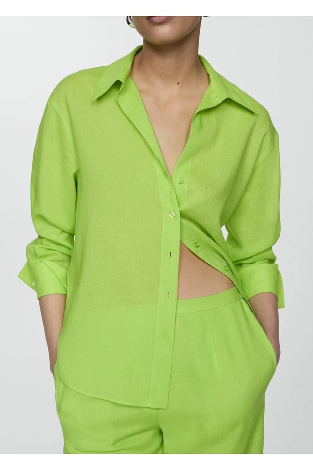 Gerade geschnittene Lyocell-Hose - 6