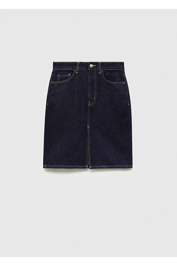 Kısa denim etek - 3