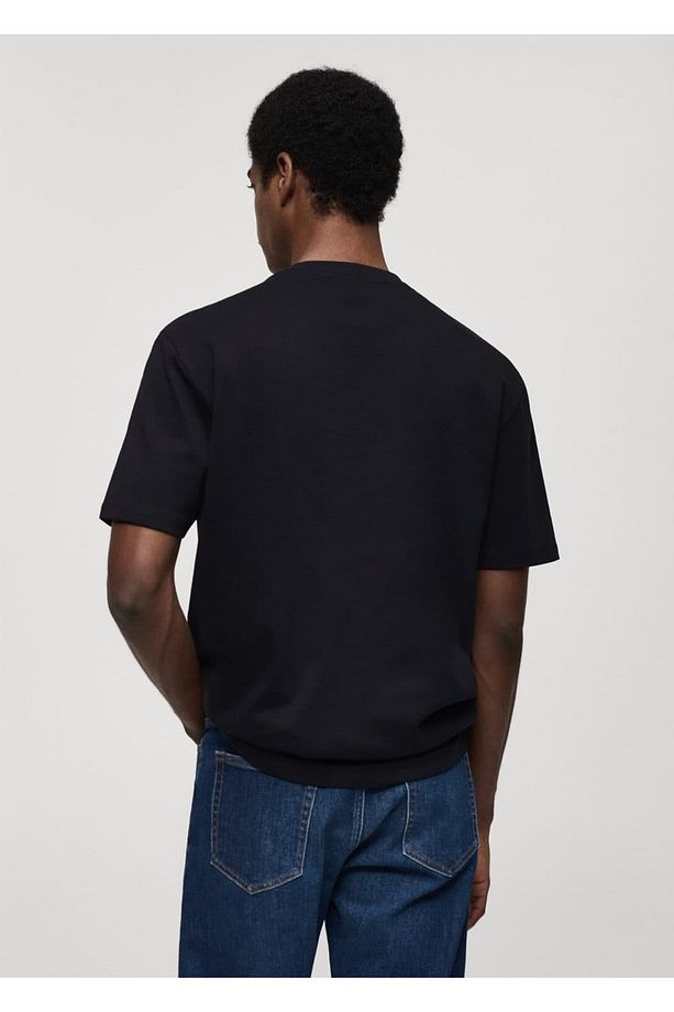 Regular fit %100 pamuklu tişört - 4