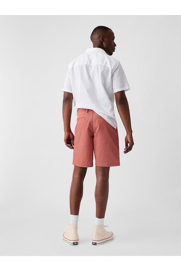 Erkek Kırmızı Essential Khaki Şort - 6