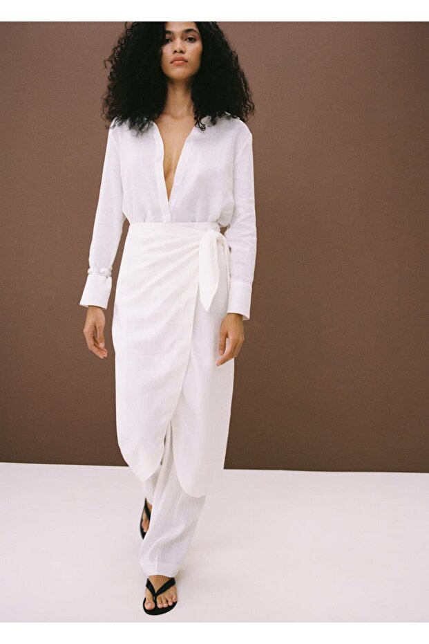 Keten Pareo Etek - 7