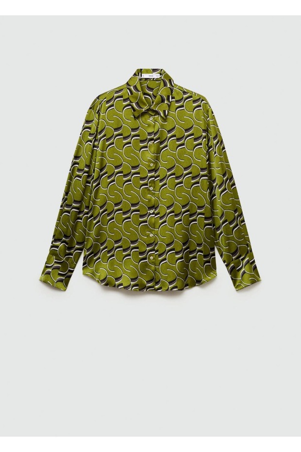 Satin Patterned Shirt - 3