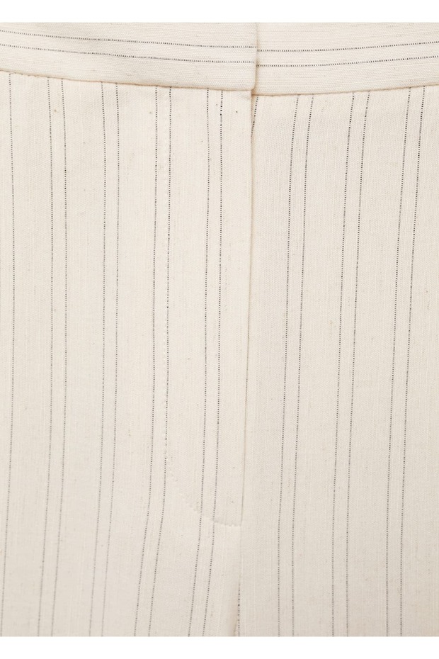 Düz çizgili pantolon - 6