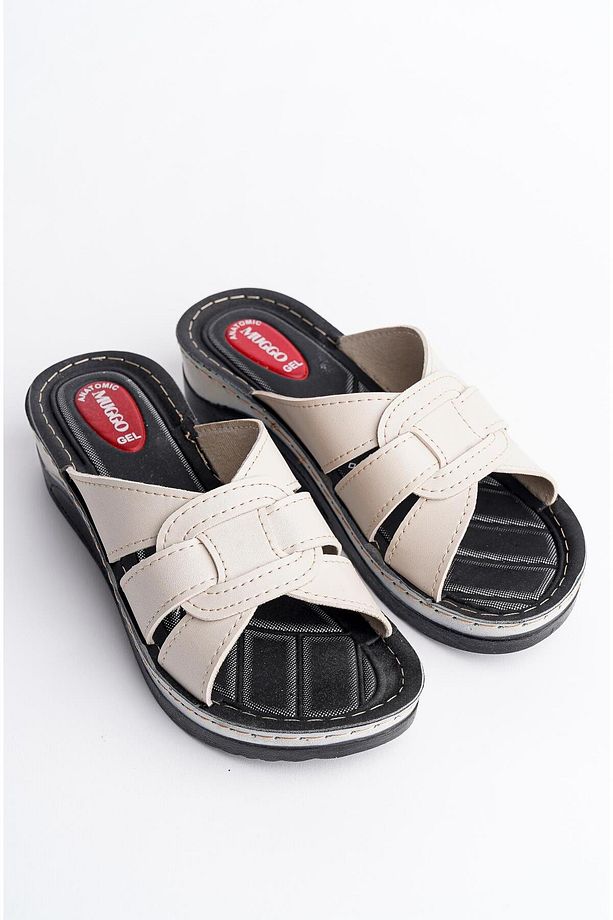Comfort Kadın Garantili Günlük Ortopedik Kaymaz Taban Rahat Terlik - 4
