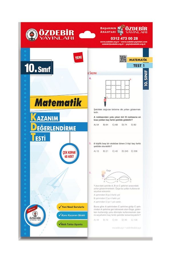 Özdebir Yayınları 10. Sınıf Yaprak Test Seti - 5