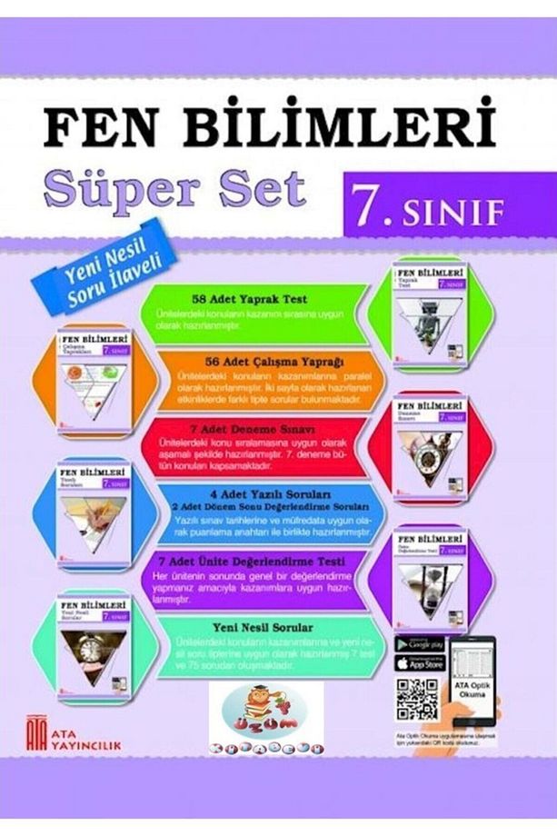 7. Sınıf Fen Bilimleri Süper Set - 1