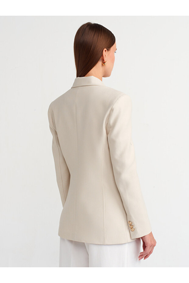 60734 سترة بيج مزدوجة الصدر مصممة خصيصًا - 2