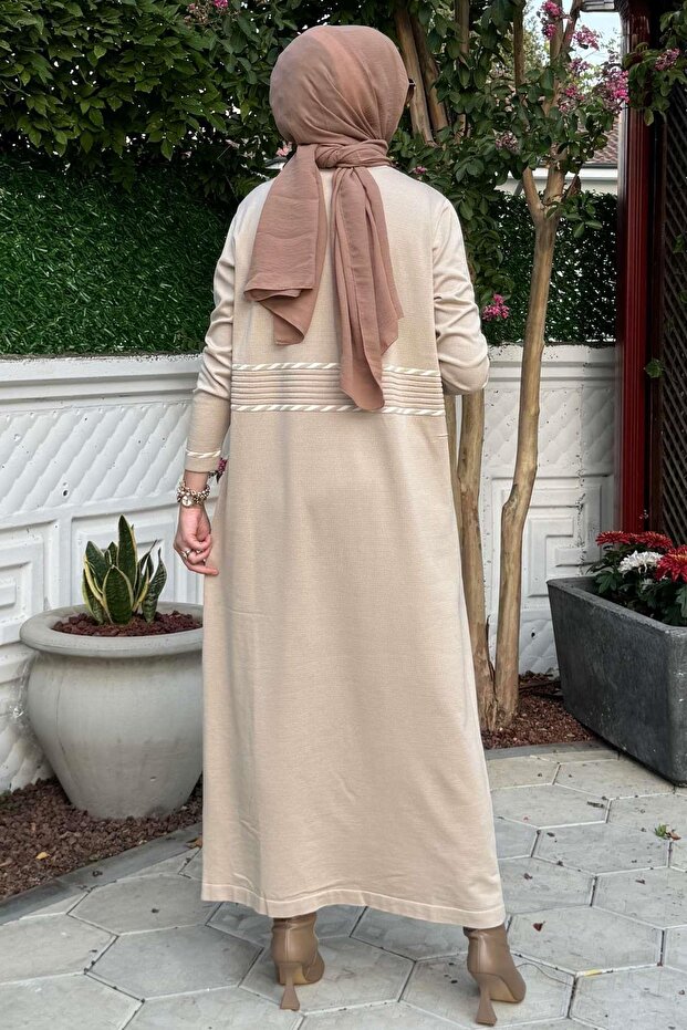 Samanyolu Taş Triko Elbise - 8