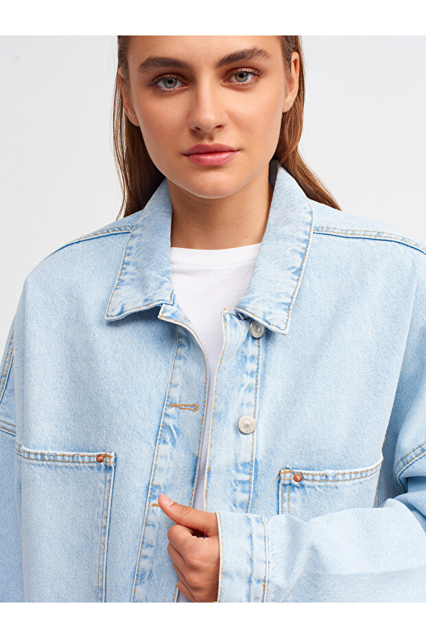 Oversize Cepli Kot Gömlek - 3