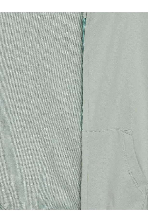 Lcw Kapüşonlu Uzun Kollu Kız Çocuk Fermuarlı Sweatshirt - 2