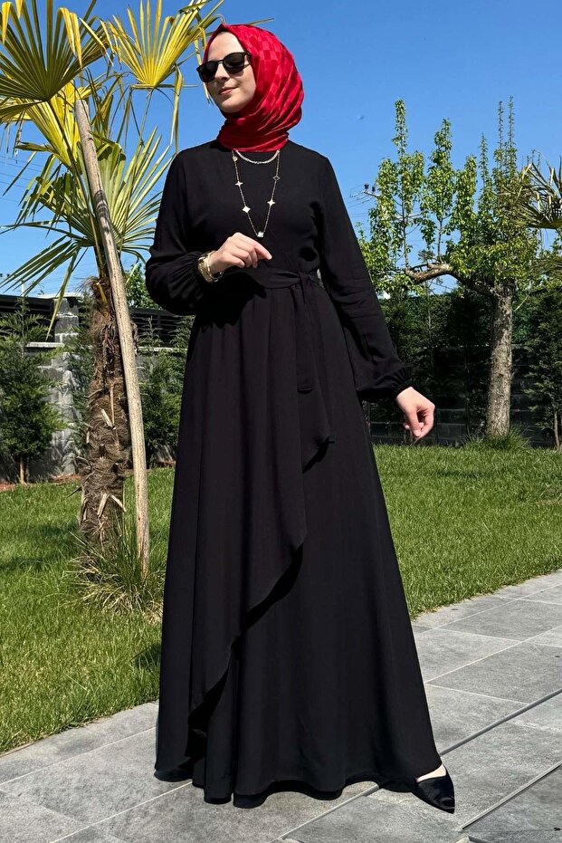 Dilek Siyah Elbise - 6