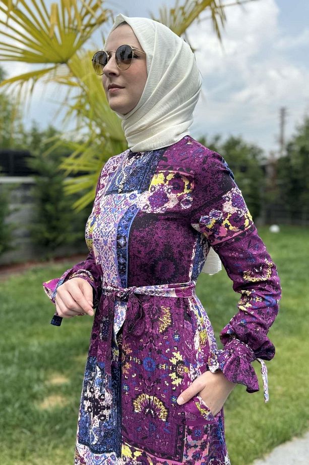 Nehir Elbise Leylak - 5