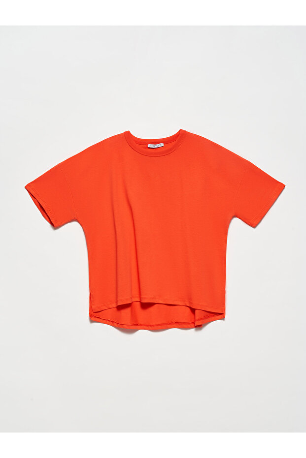 30123 Oversize Tshırt-kırmızı - 1