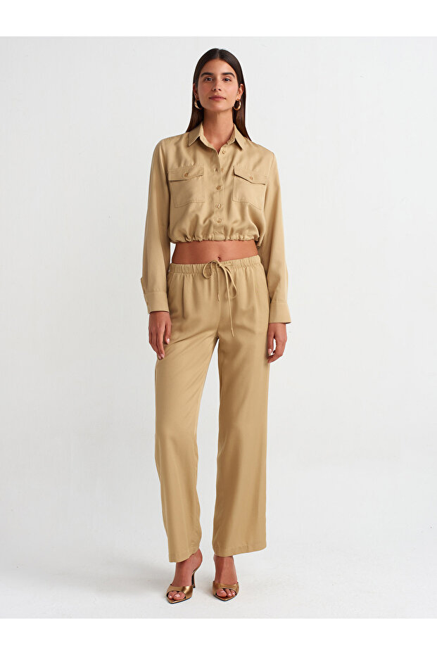 50488 Kargo Cepli Bluz-Camel - 3