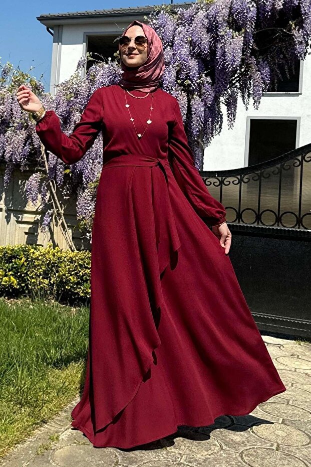 Wish Burgundy Dress