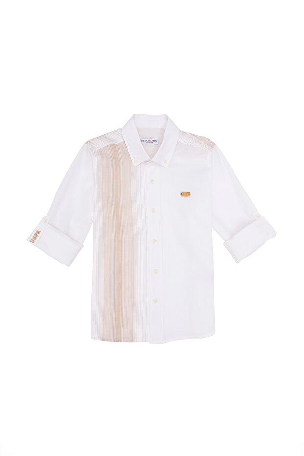 Boys' Camel Long Sleeve Shirt 50264089-VR015