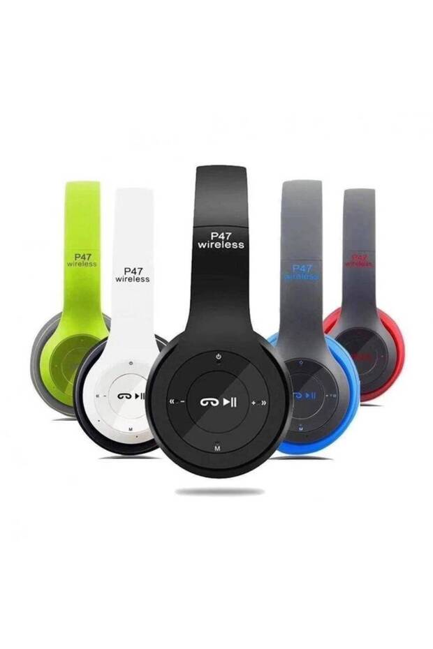 P47 Kulaküstü Bluetooth Kulaklık 5.0+EDR Yeşil - 3