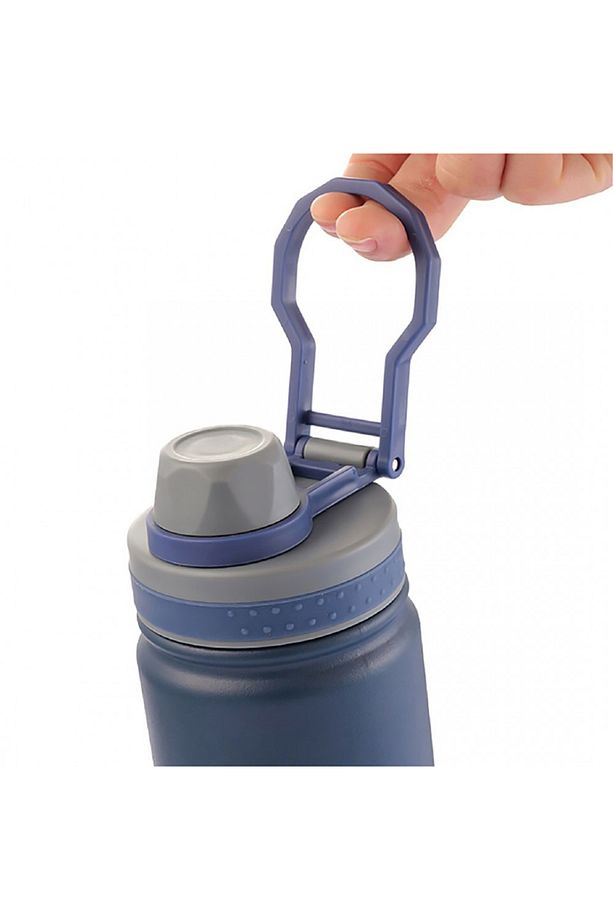 Racket Vakumlu Termos Paslanmaz Sızdırmaz Çift Duvarlı 750 ml Siyah - 3