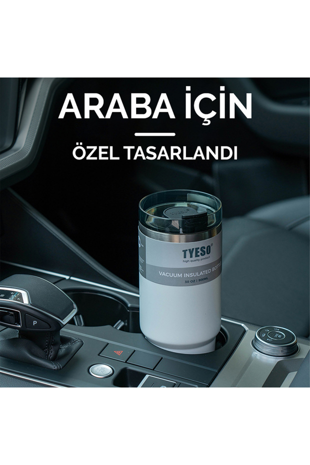 TripleTask Termos Vakumlu Paslanmaz Çelik Pipetli 600ML Mavi - 4