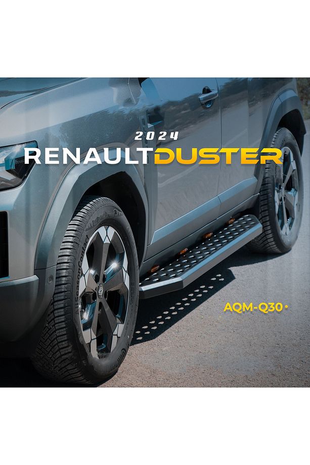 Renault Duster 2024 Model Uyumlu Off-Road Yan Basamak Seti AQM4WD Q30 - 4