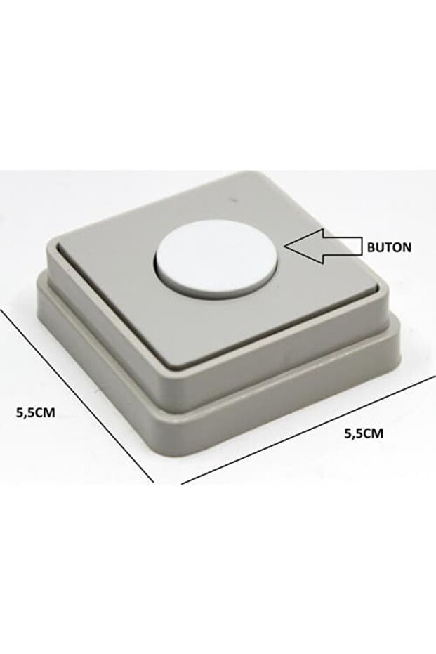 Kare Zil Butonu CR-210-261 - 2