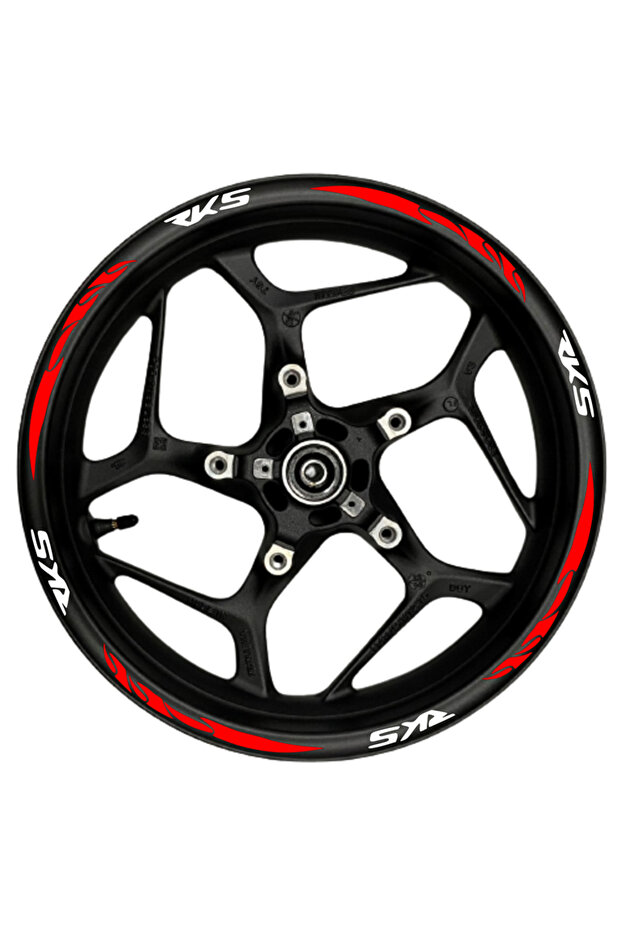 Rks White with Red Claw Strip