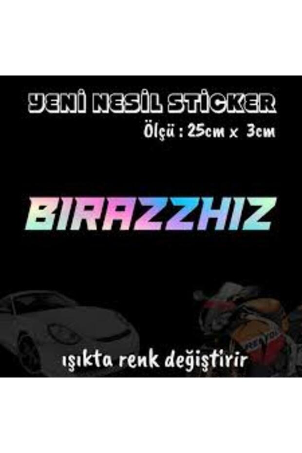 Birazhızz New Model Super Hologram Auto Sticker A+Quality