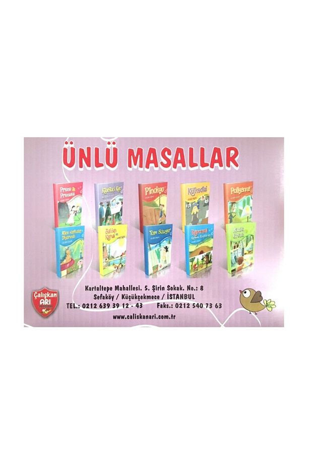 Ünlü Masallar Hikaye Seti Değerlendirme Testli - 1