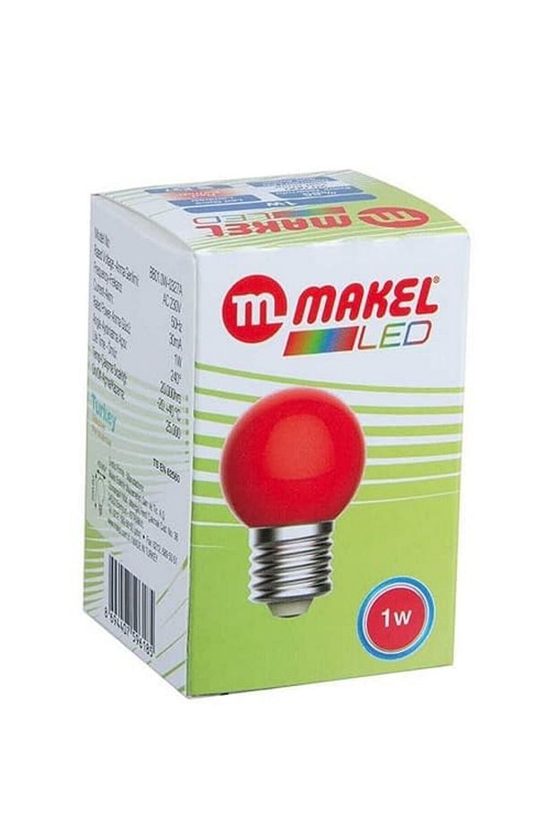 1w Led Gece Lambası Kırmızı - 3