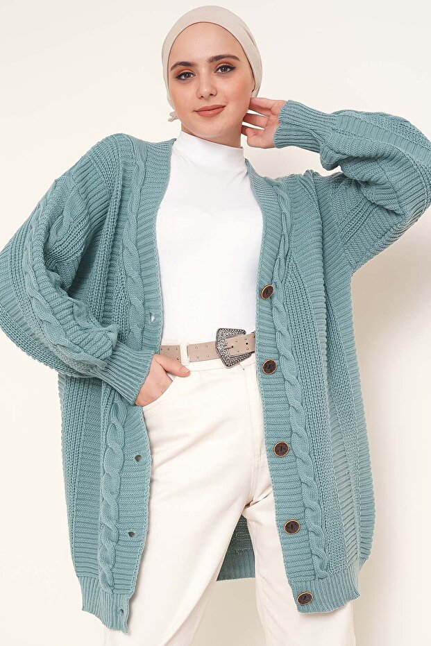 Knit Pattern Knitwear Cardigan