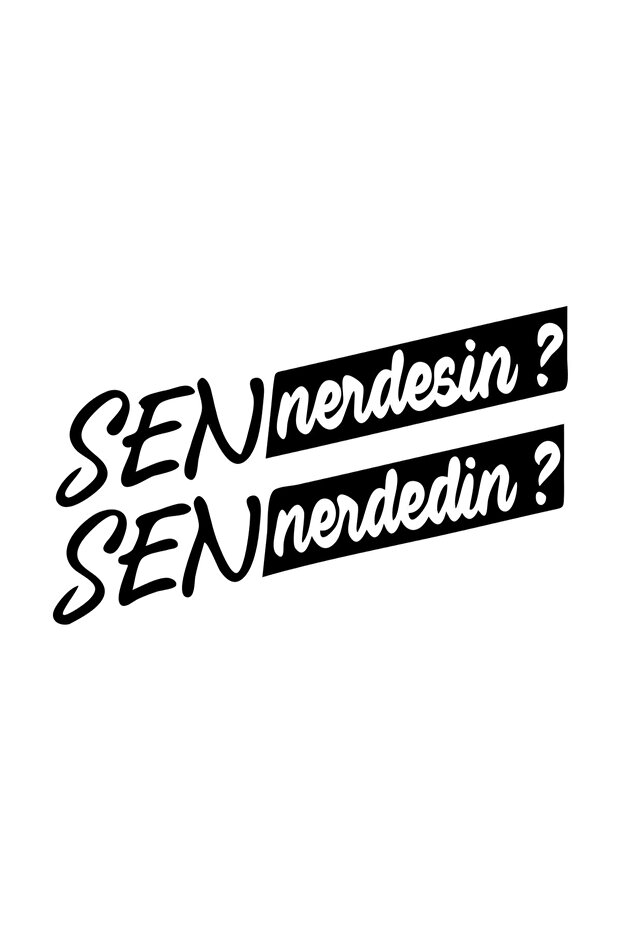 Where Are You? Auto Custom New Sticker 30 X 18 cm