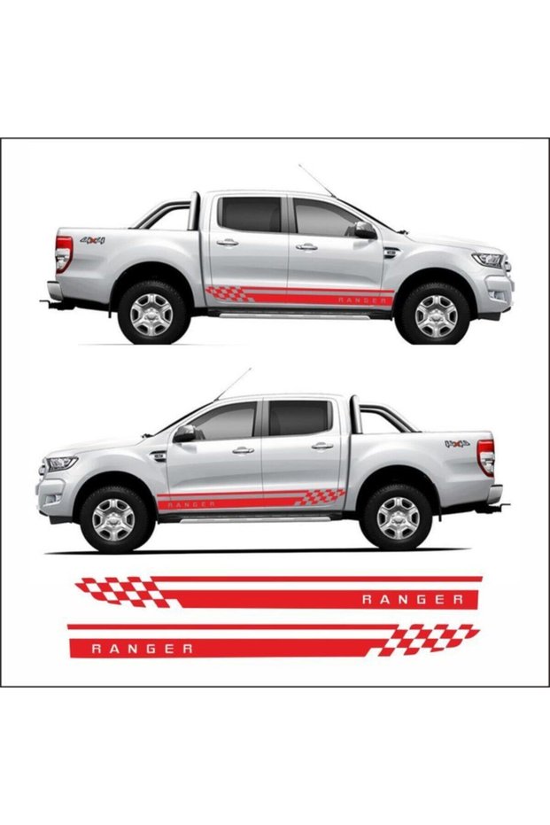 Personalized Domestic Production Auto Side Strip Domestic Production A+ Quality Red Model 4