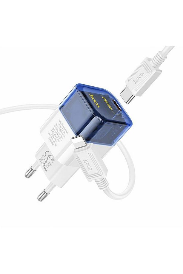 C131a Platinum Pd30w Qc3.0 Girişli Hızlı Şarj Başlığı Ve Type-c To Iphone Lightning Kablo - 8