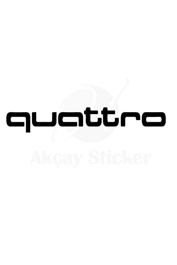 Domestic Production for Audi Quattro Domestic Production A+Quality Black 2 Pieces 30*5 cm Durable