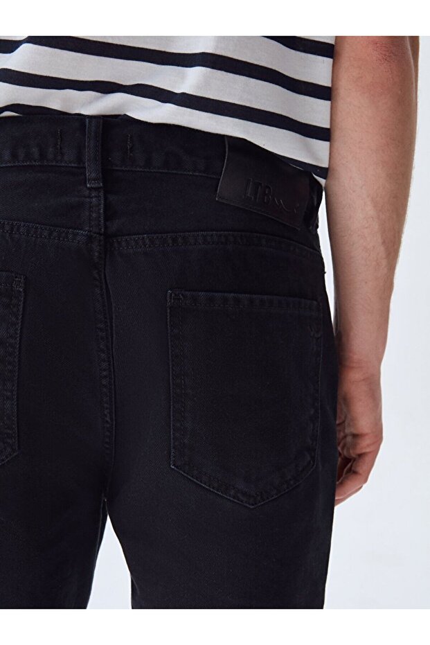 Stephano Klasik Kesim Jean Bermuda - 7