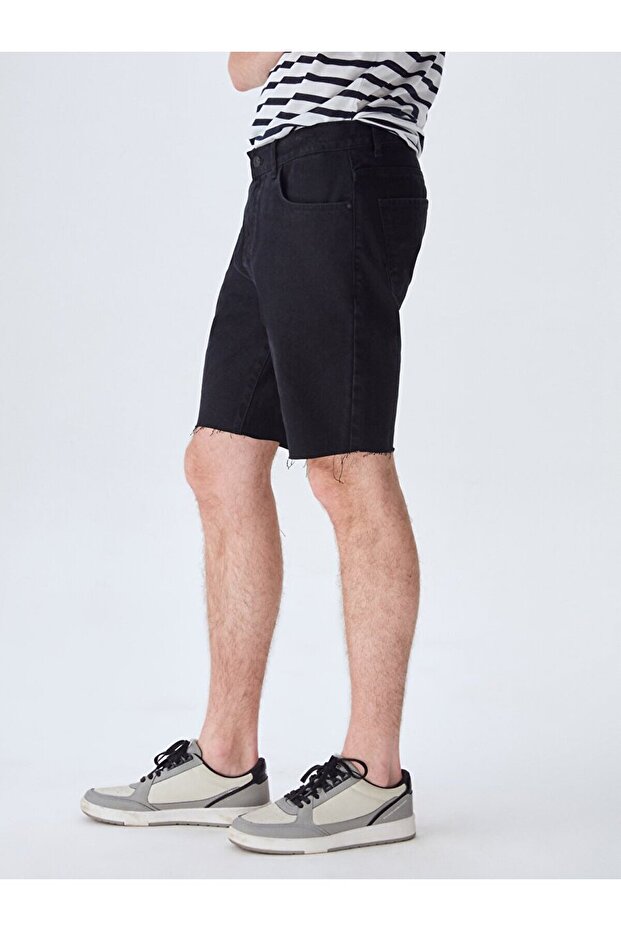 Stephano Klasik Kesim Jean Bermuda - 6