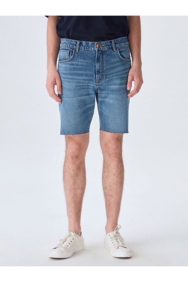 Stephano Klasik Kesim Jean Bermuda - 4
