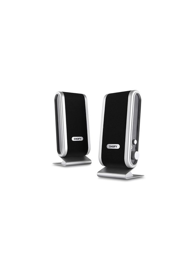 Sn-820 2.0 Siyah/gümüş Lcd Ince Tasarım Usb Speaker - 1