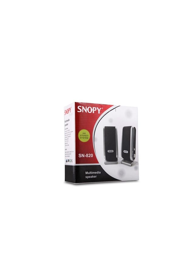 Sn-820 2.0 Siyah/gümüş Lcd Ince Tasarım Usb Speaker - 3