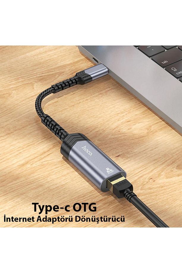 UA26 Tak Çalıştır USB to RJ45 1000 Mbps Ethernet Dönüştürücü - Gri 379090 - 2